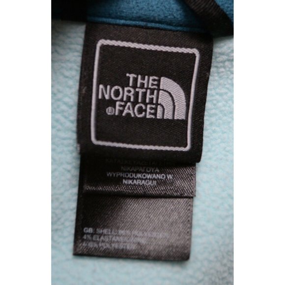 The North Face Women's Medium Apex Bionic Jacket Fleece Lined Blue Floral Print - Picture 11 of 12